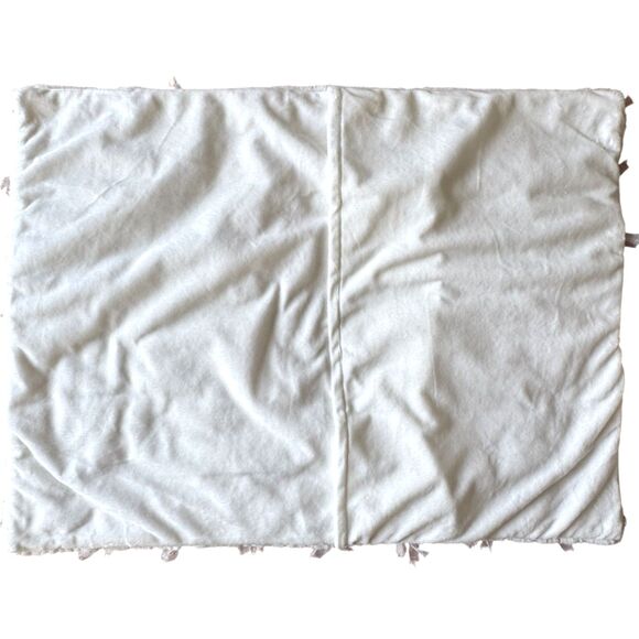 Pottery Barn x LoveShackFancy Sweet Bows Fur Pillow Standard Sham White Bow NWOT - Picture 2 of 6